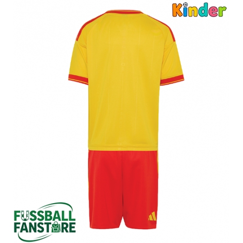 RC Lens Replik Heimtrikot Kinder 2026-27 Kurzarm (+ Kurze Hosen)